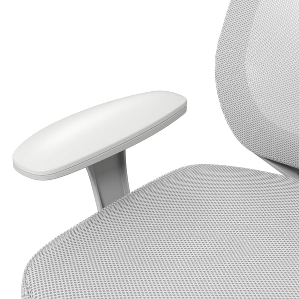 Vinsetto kontorstol, ergonomisk skrivebordsstol med drejefunktion, højdejusterbar 55 x 48 x 82,5-94,5 cm grå