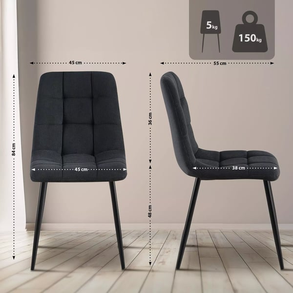 4 kpl ruokailutuoli Tilde Cord