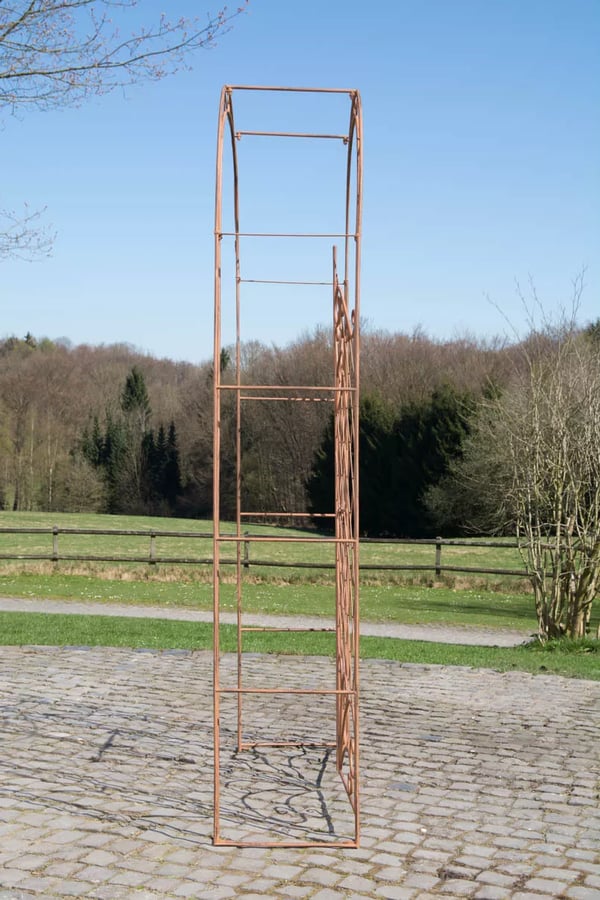 Melissa Rosenbue med Port - Antik Brun Metal, 220cm Højde