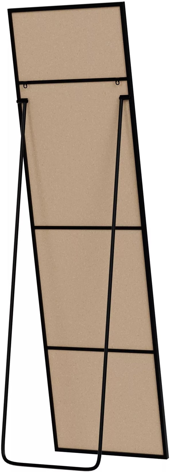 Benicia peili 140x40 cm, mattamusta metallirungolla