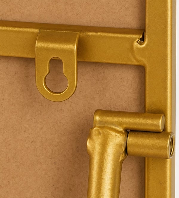 Benicia Spejl 140x40 cm - Blank Guld Metalramme