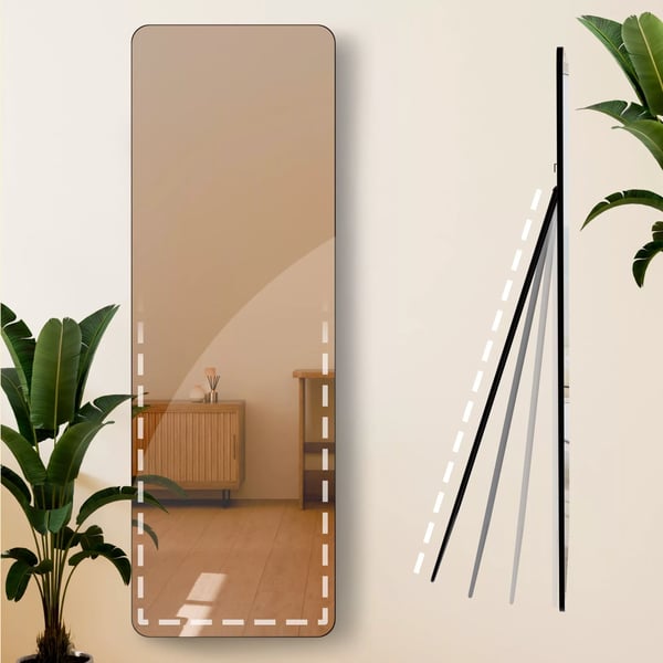 Gurnee Pölypeili 150x50 cm Musta Metalli Lasi