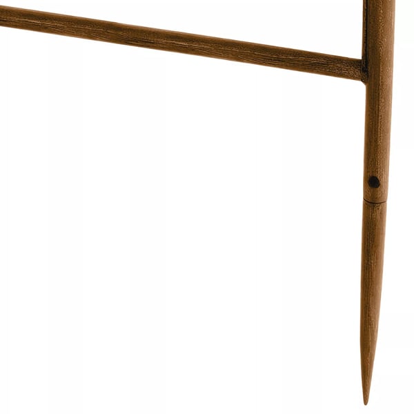 Rosenbue Keira - Havelspalier til klatreroser, pulverlakeret metal, brun, 200x200x270 cm