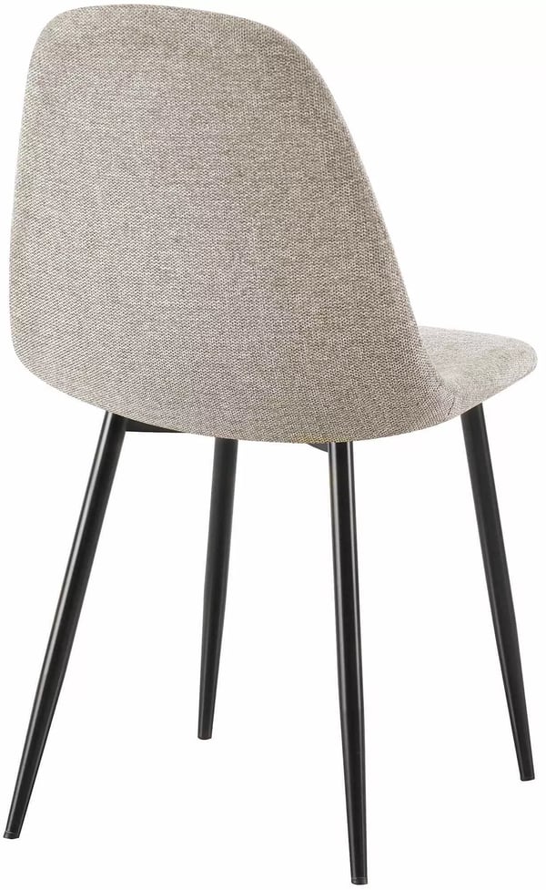 4 kpl Napier-ruokatuolisetti, kerma, metallirunko