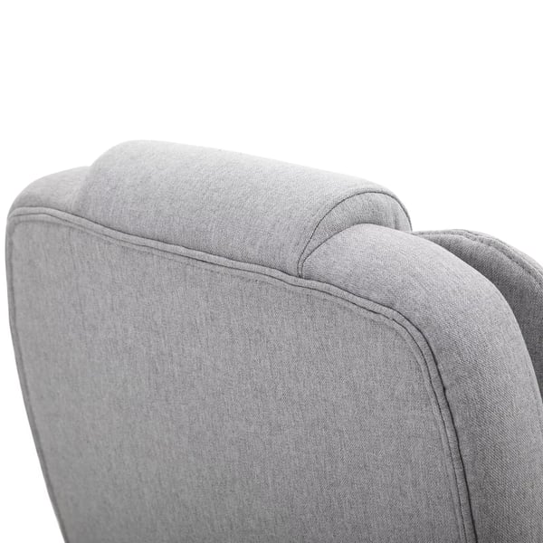 hierontatuoli toimistotuoli, pelituoli polyesteristä ja vaahtomuovista, nylon, harmaa, 55.5x56.5x107-115cm