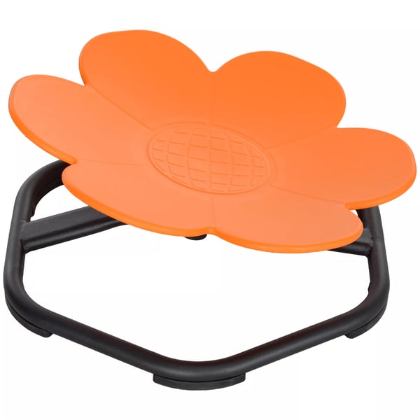 AIYAPLAY Sensorisk Snurrstol Barn - Plast, Orange (55x55x26cm)