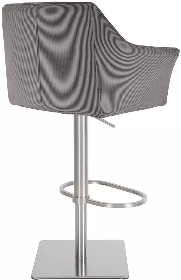 Damaso Cord Baarituoli Ruostumaton Teräs Taupe