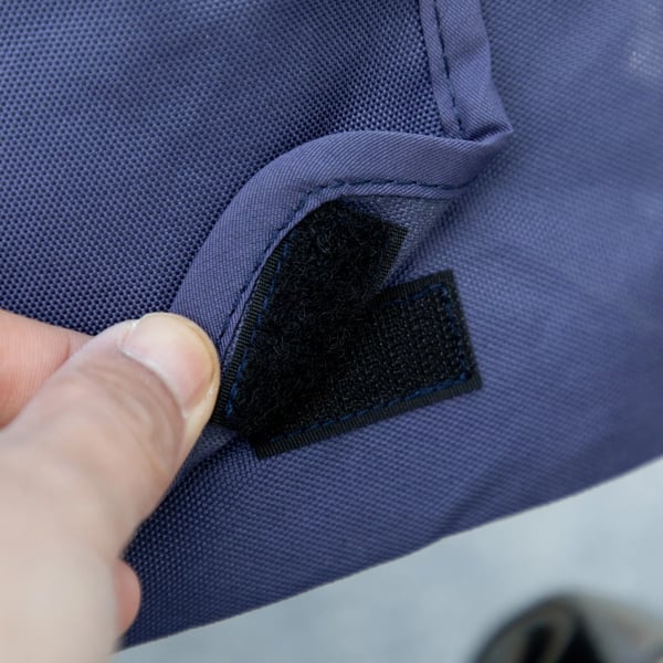 PawHut Hundevogn Blå - Foldbar, Med Pude & Opbevaring