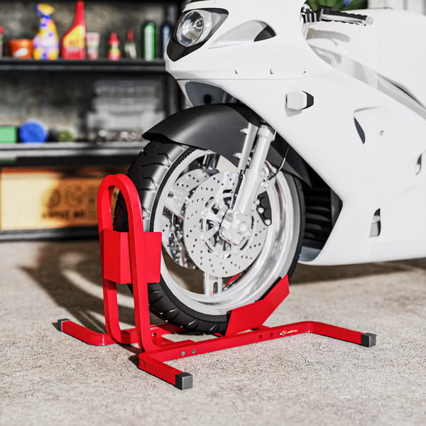 MotorcykelstHll FHr Framhjul 17-21", Metall, RHtt