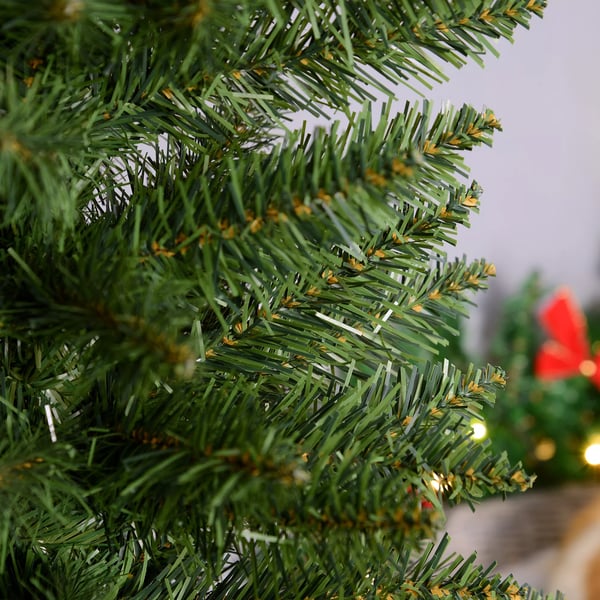 Juletræ 2,1 m Kunstgran Samles med Fod 499 Grene PVC Grøn Ø60 cm