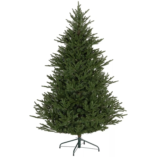 HOMCOM keinotekoinen joulukuusi, 180 cm, 2380 kärkeä, vihreä, metallijalusta
