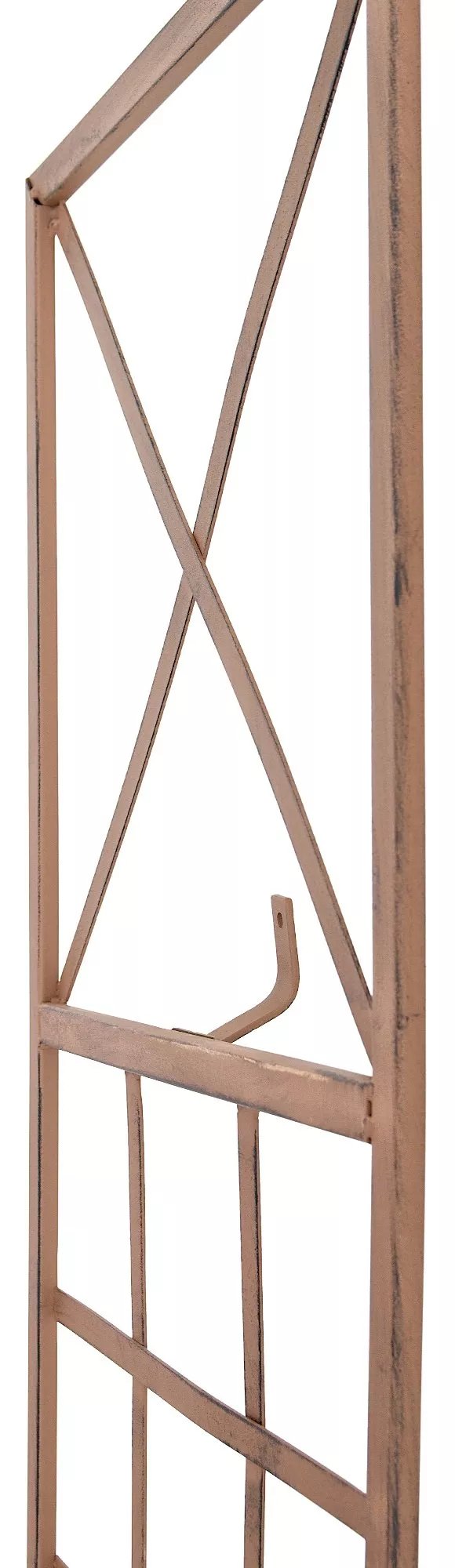Ruusukaari Trigo, 2 kpl. Antiikkiruskea Metalli Kiipeilytuki Seinälle, 198 cm