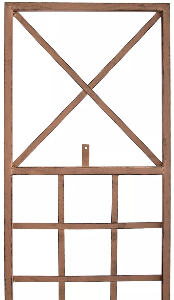 Ruusukaari Trigo, 2 kpl. Antiikkiruskea Metalli Kiipeilytuki Seinälle, 198 cm