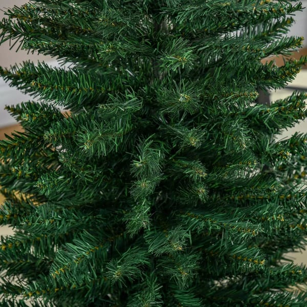 Joulukuusi 1,5 m Joulukuusi jalustalla Keinotekoinen kuusi 294 oksaa irrotettava PVC Vihreä Ø46 x 150 cm