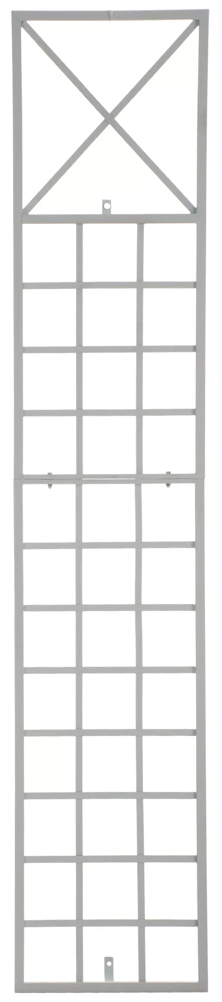 Trigo Klätterspaljé - Lantlig Stil Metall Växtstöd, Vit, 198 cm