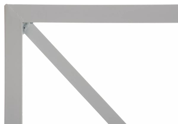 Trigo Klätterspaljé - Lantlig Stil Metall Växtstöd, Vit, 198 cm