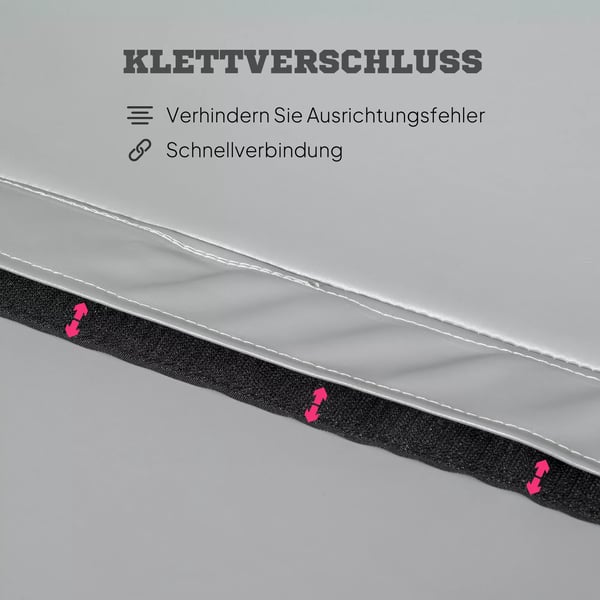 Rund Pole Dance Matta, 5 cm Tjock, Ljusgrå Plastmatta för Pole Dance, Gymnastik, Yoga
