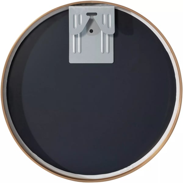 Elsie S Vægspejl - Guldmatteret Metalramme, 30 cm Diameter