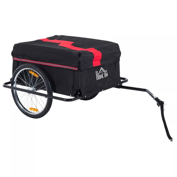 Cykelanhænger til Børn, CargoTrailer Transportanhænger, Sort Oxford, 40 kg Max Belastning Cykelanhænger til Børn, CargoTrailer Transportanhænger, Sort Oxford, 40 kg Max Belastning