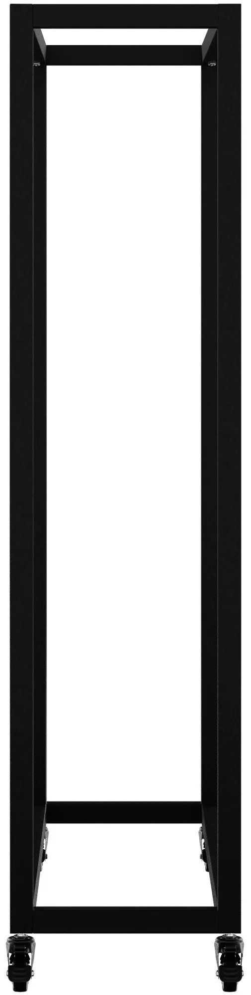 Hilta Metal polttopuuteline pyörillä 25x80x100cm musta