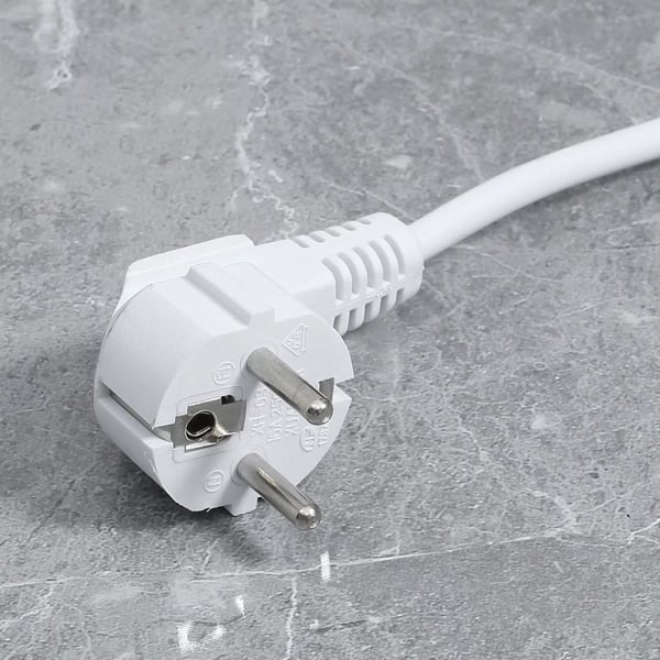 HOMCOM Elektrisk skotørrer til 3 par sko - Vægmonteret, 60W, Hvid Stål/ABS