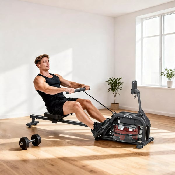 Vesisoutulaite teräsrunko, LCD, puhelinteline, 135kg, musta