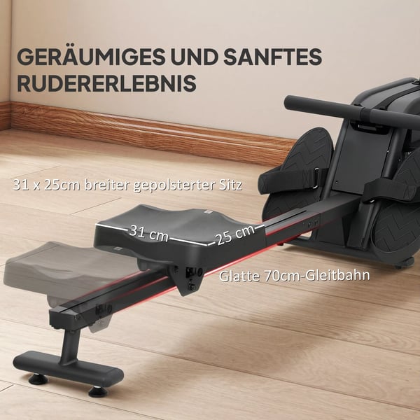 Vesisoutulaite teräsrunko, LCD, puhelinteline, 135kg, musta