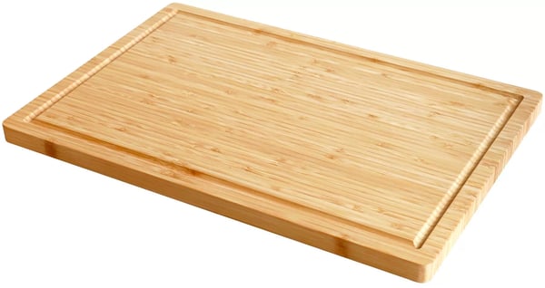 Bambu leikkuulauta mehuraiteella 45x30 cm - Natura, puu