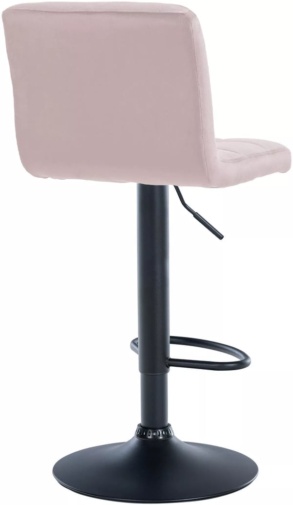 Set med 2 Peru barstolar, sammet, rosa
