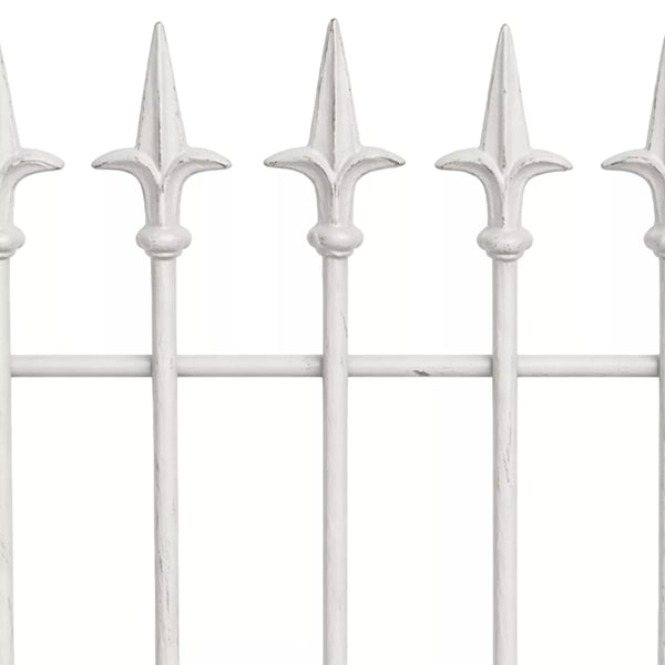 Elisa-ritilä ANTIQUE WHITE metalli 100cm