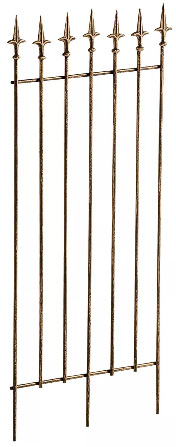 Elisa Jernespalierspalier - Rustik Landhusstil Klatreplantestøtte - Bronze, 100 cm H