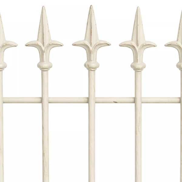 Elisa Metal Espalier, Antik Creme - Rustik Landhusstil Klatreplanthjælp, 100 cm H x 50 cm B