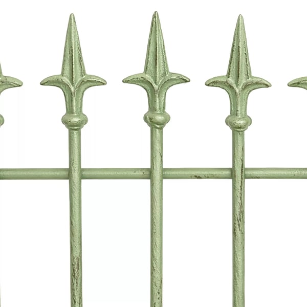 Sæt med 2 Elisa Metal Espalier, Antik Grøn, Rustik Landstil, 100cm H x 50cm B