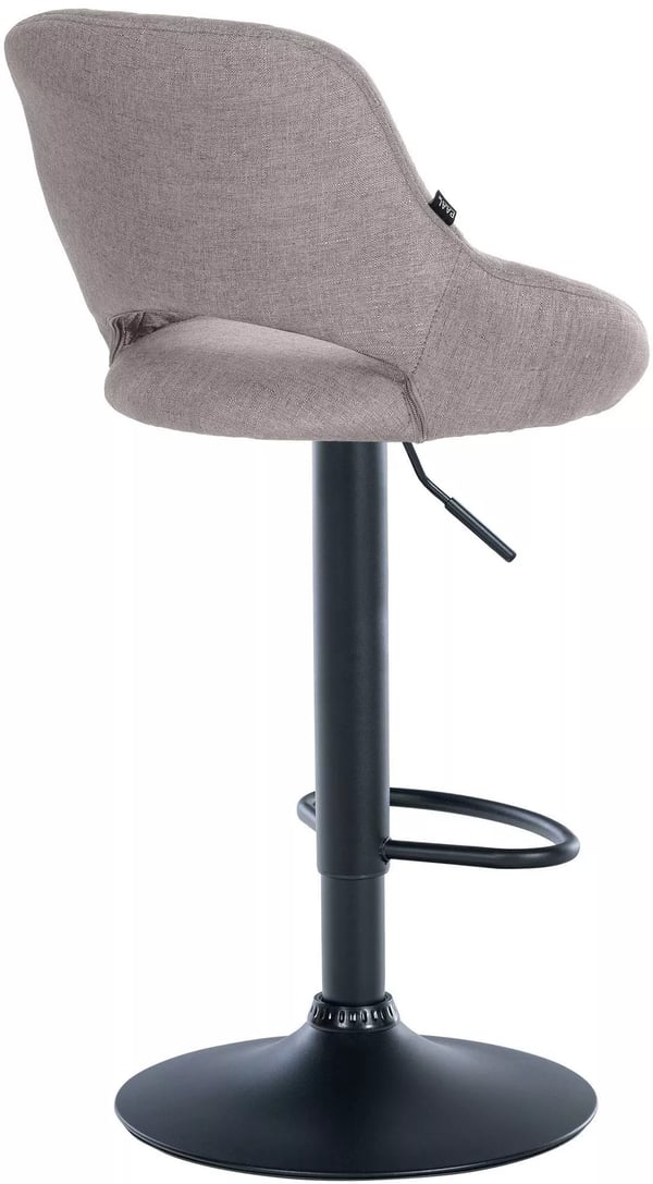 Milet-baarijakkara kangaspHHllinen, harmaa, metallirunkoinen