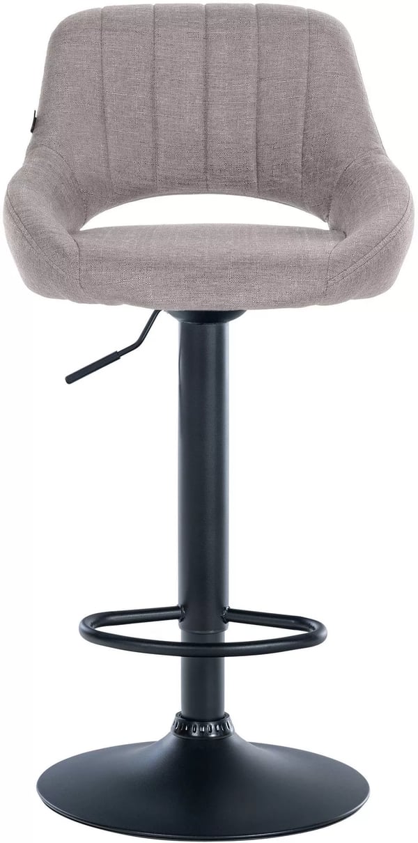 Milet-baarijakkara kangaspHHllinen, harmaa, metallirunkoinen