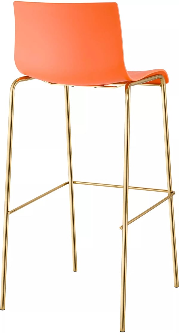 Hover Barstol Plast 4-bent Guld