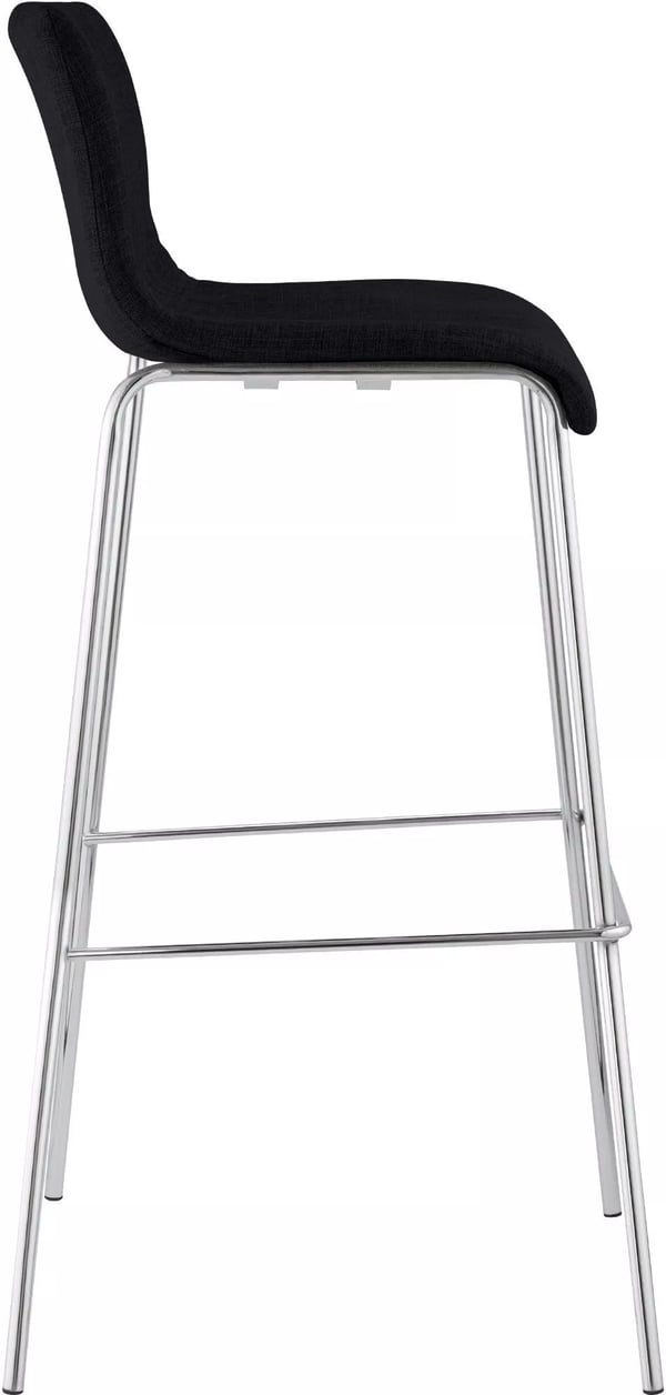 Baarijakkara Hoover Kangas Musta Metallirunko 76cm Istuinkorkeus