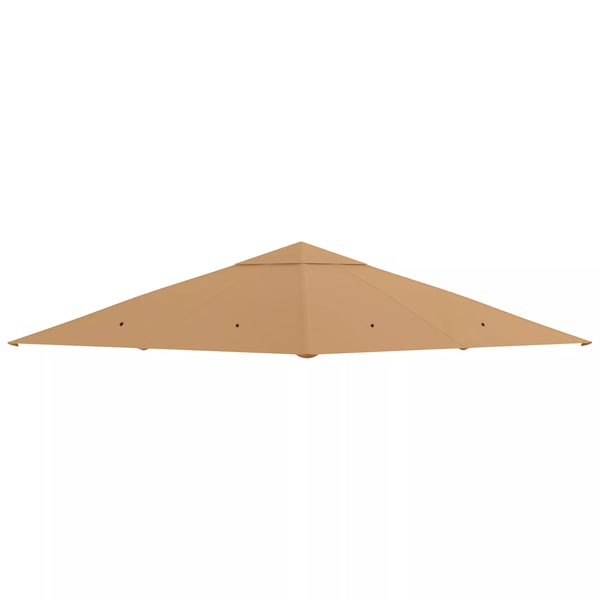 Outsunny-paviljongin katto, vaihtokatto paviljongille, paviljongin suoja, polyesterinen aurinkosuoja, beige, 2,98 x 2,95 m