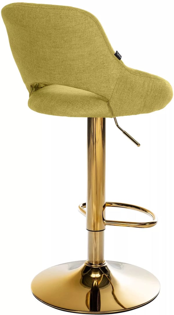 Milet Barstol Stof guld