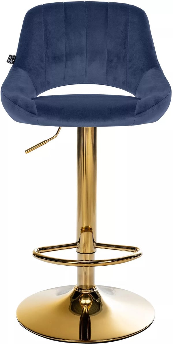 Milet Barstol Sammet Guld