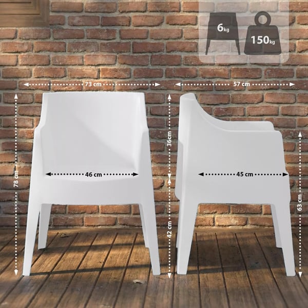 Set med 4 Bartal-stolar