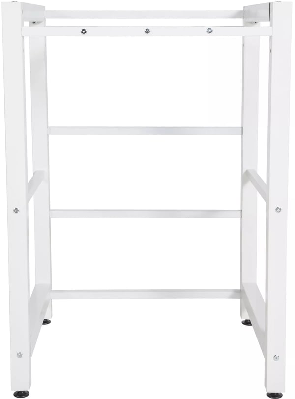 Medina 75 cm hvid metal vaskemaskinehylde - 300 kg kapacitet