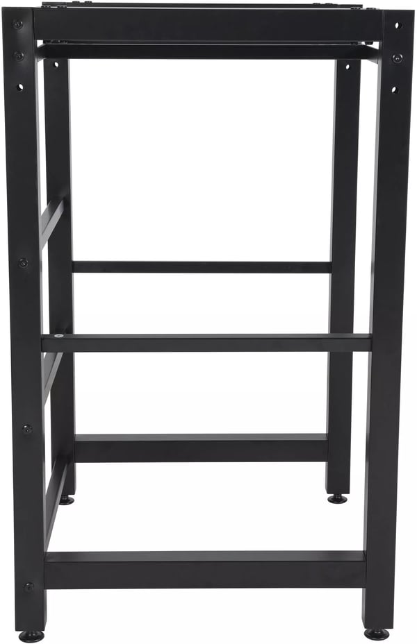 Medina Metal Vaskemaskine Hyldeholder - Sort, 300 kg Kapacitet, Pladsbesparende Over-Vaskemaskine Opbevaring