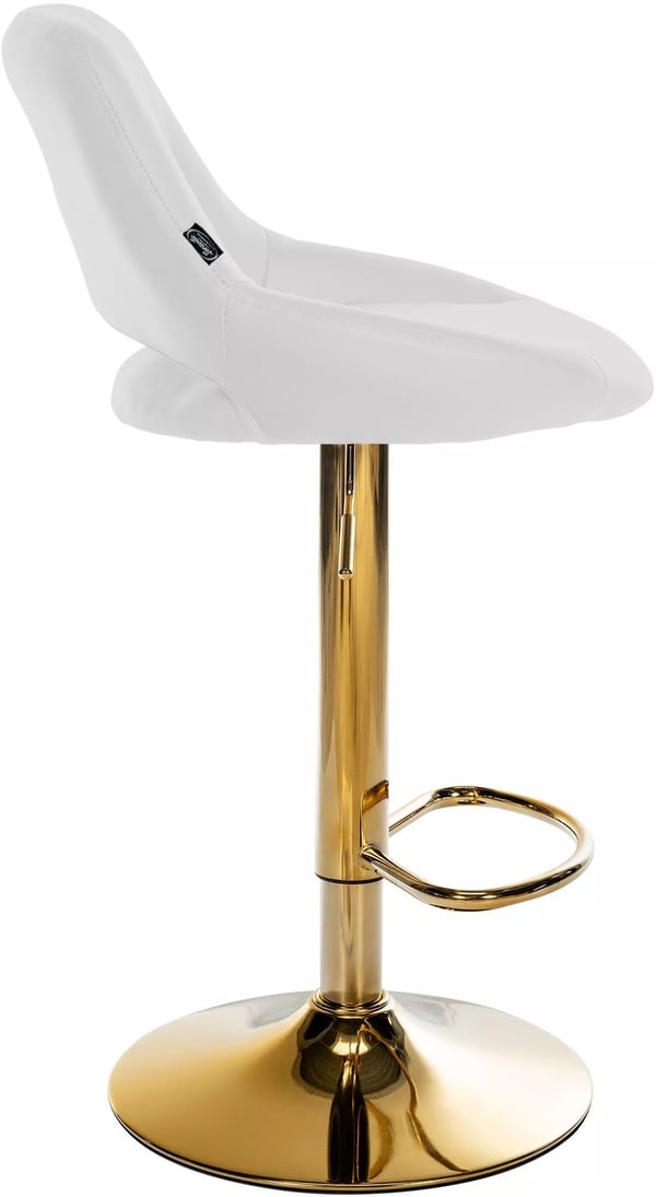 Milet Barstol Konstläder Guld