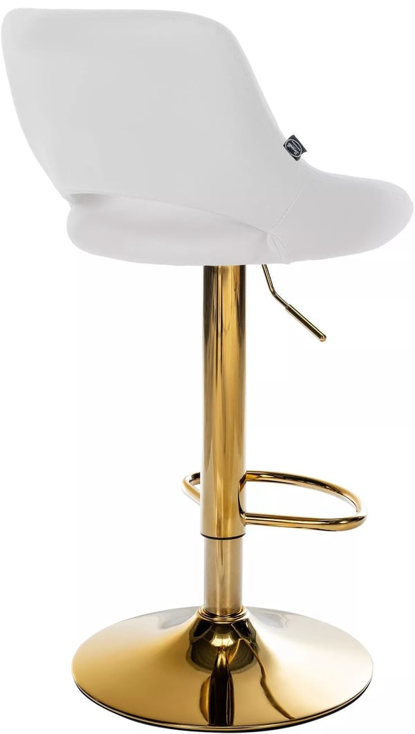 Milet Barstol Konstläder Guld