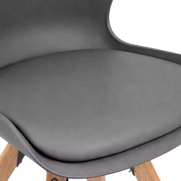Sæt med 4 Luna plastikstole