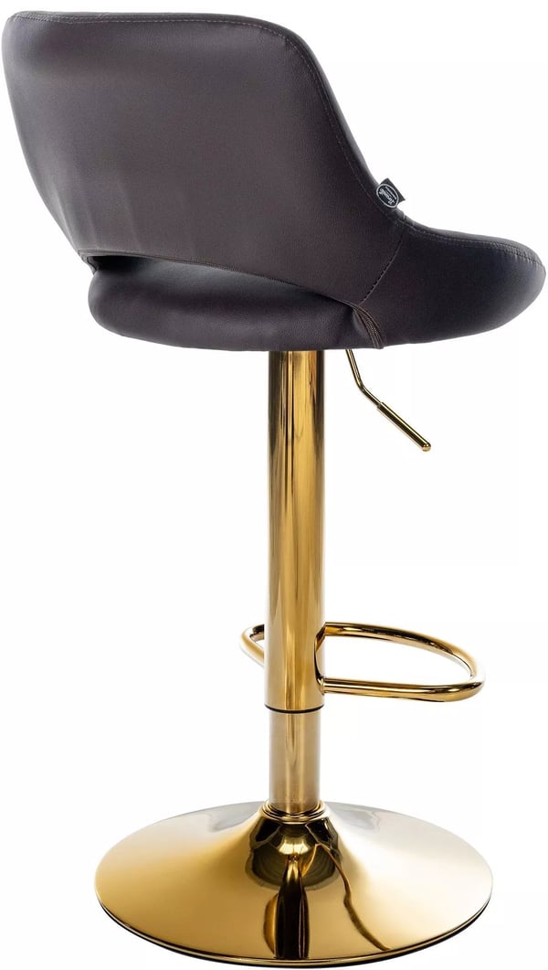 Milet Barstol Konstläder Guld
