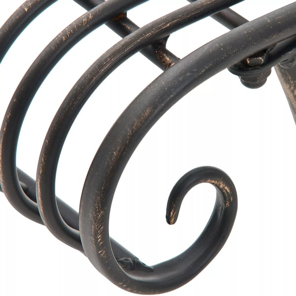 Karma Bronze Metal Havebænk - Indendørs/Udendørs Siddeplads, 156 cm Bred