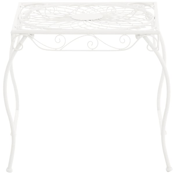 Zarina Hvidt Metal Sidebord - Landhusstil, 46 cm Højt, Rektangulært