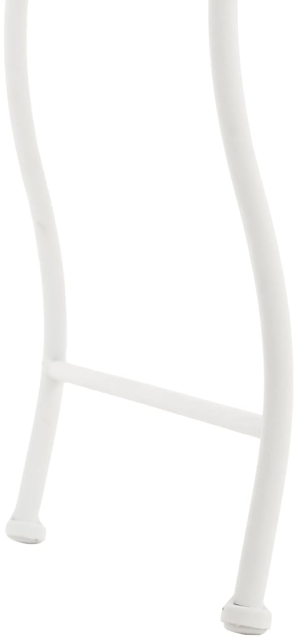 Zarina Hvidt Metal Sidebord - Landhusstil, 46 cm Højt, Rektangulært